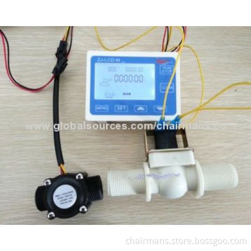 Digital Water Flow Counter, 12-24V DC Power Input